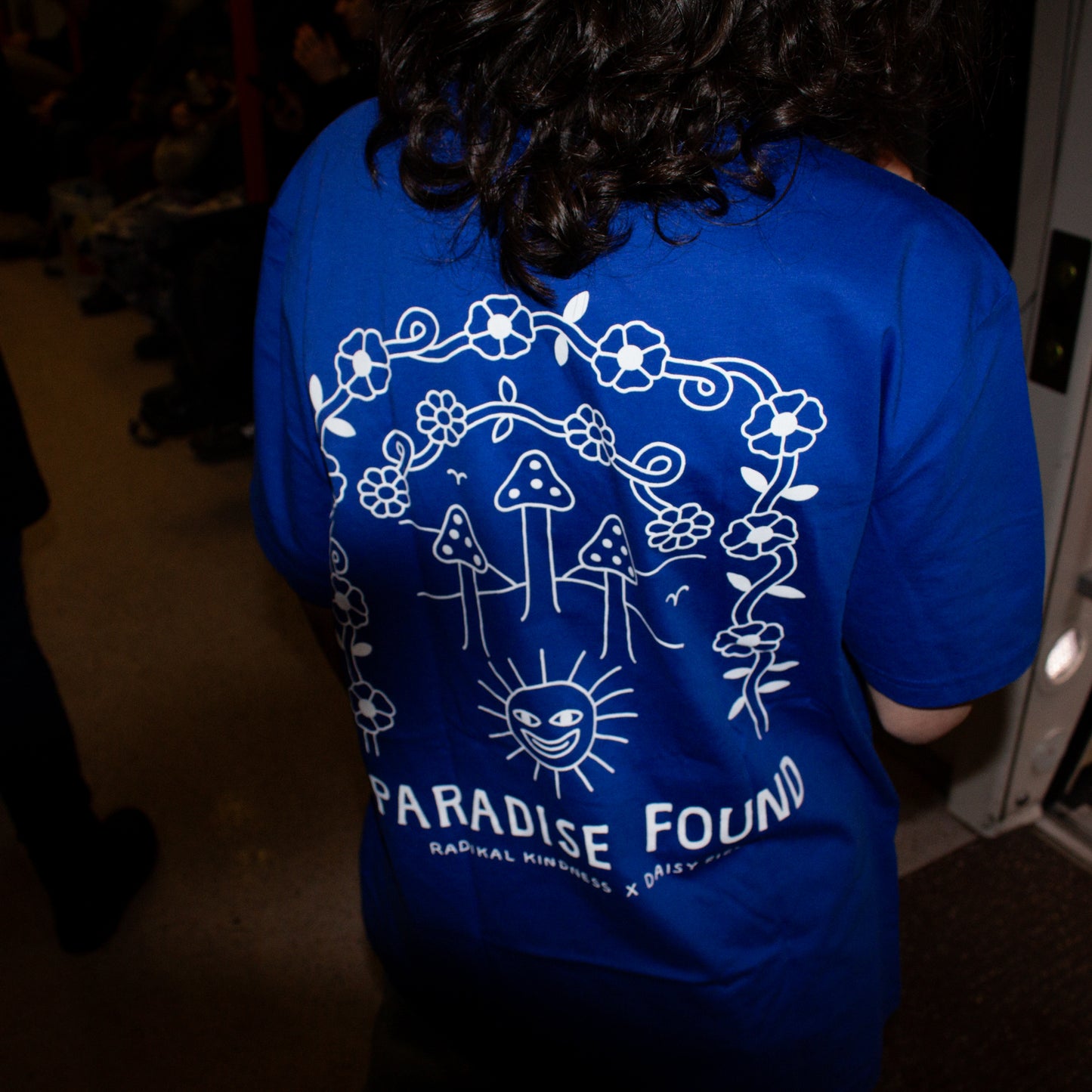 Vegan activism T-Shirt 'Paradise found' portrait back