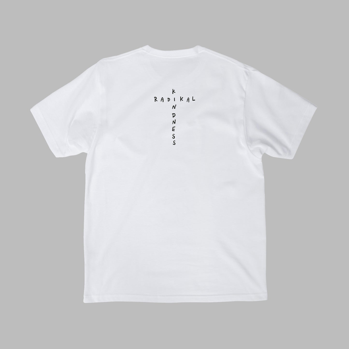 Vegan activism T-Shirt 'Time to wake up', backprint black