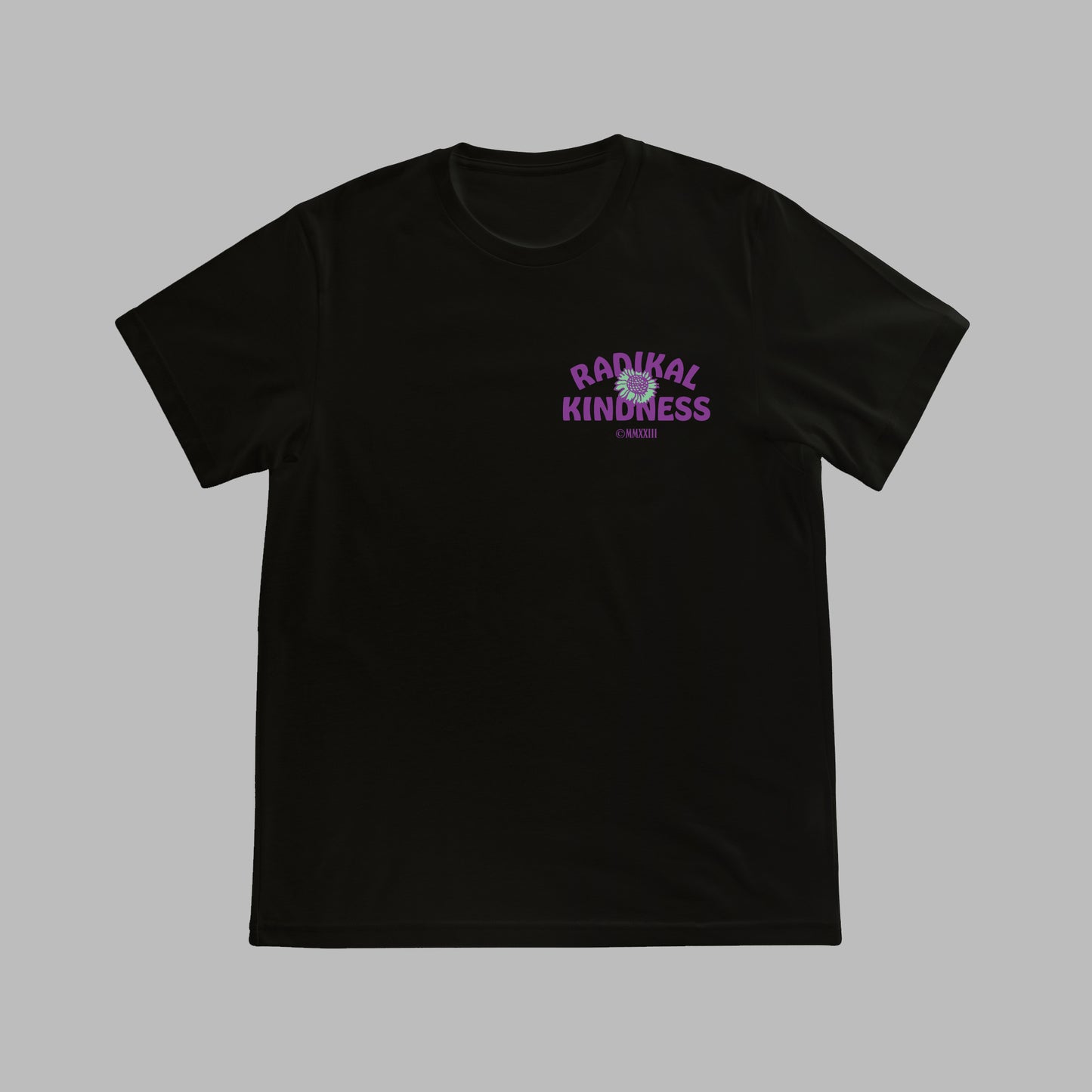 Vegan activism T-Shirt 'Roses are red violets are blue you can't love animals and eat them too', frontprint black