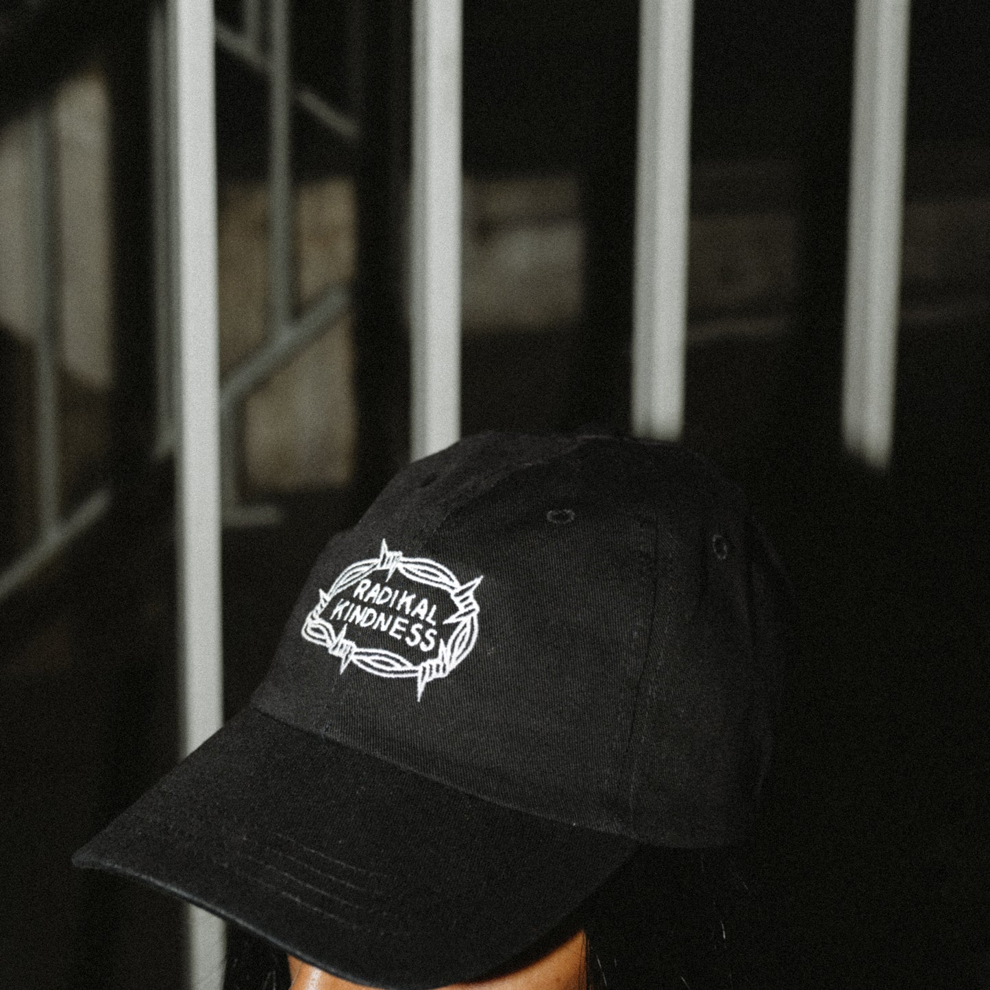 Vegan dad cap 'Radikal kindness', black