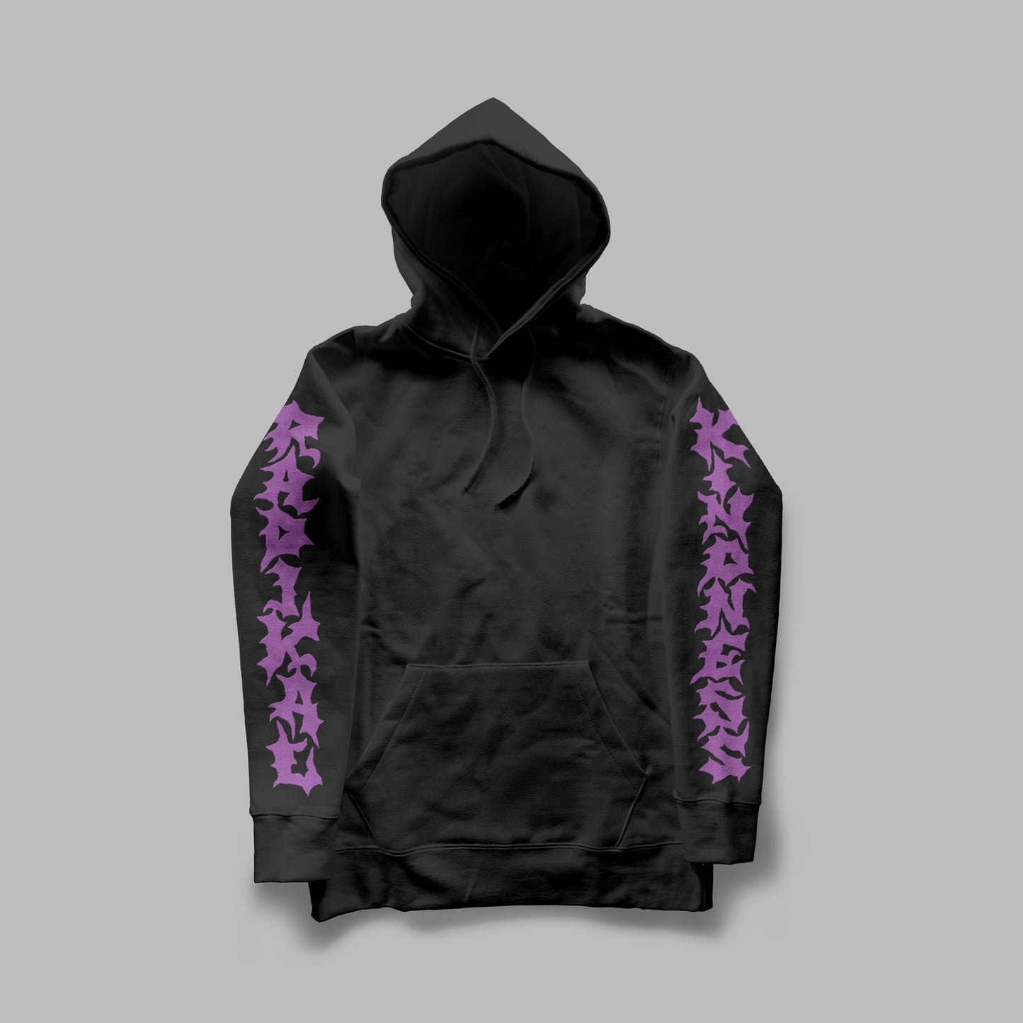 Vegan hoodie 'Until every voice is heard', black