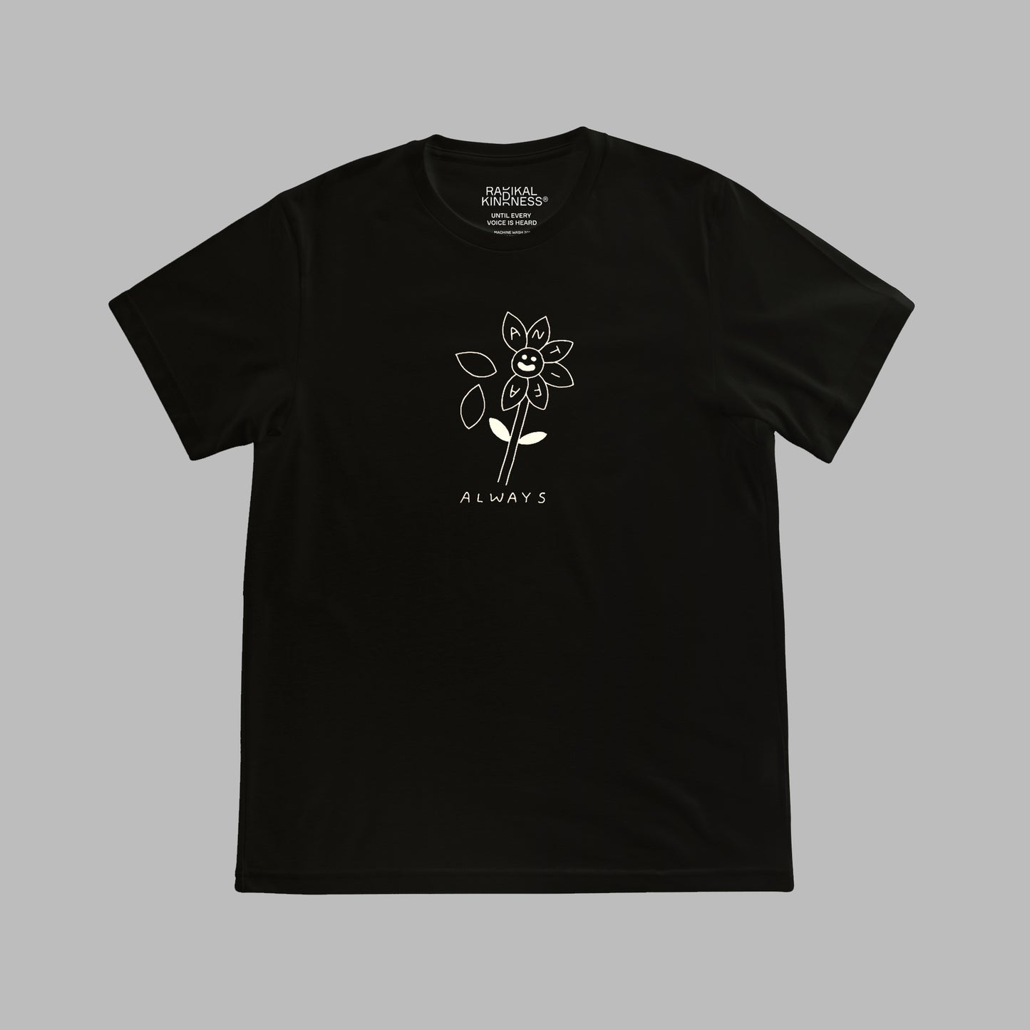 Activist T-Shirt 'Always Antifa', frontprint, black