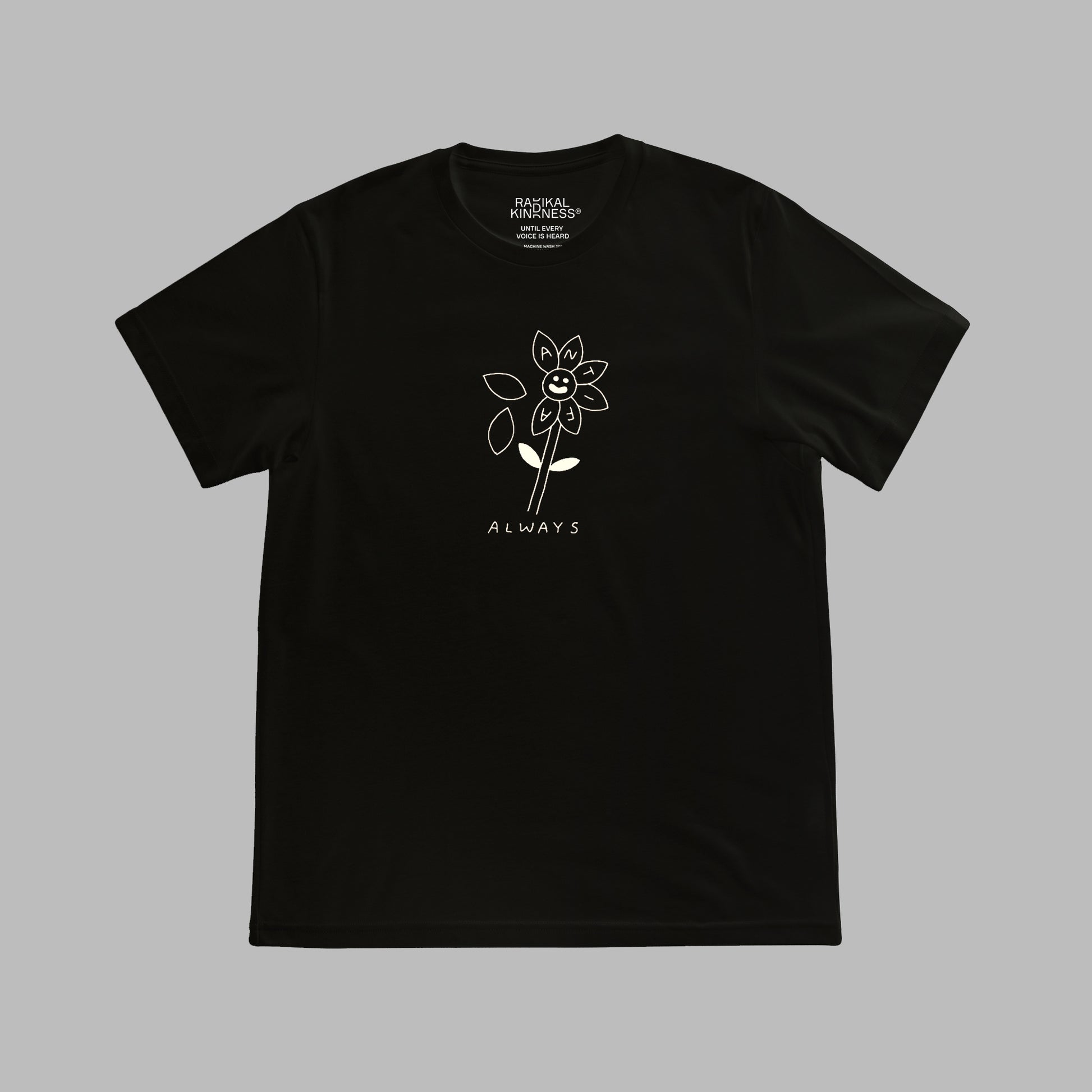 Activist T-Shirt 'Always Antifa', frontprint, black