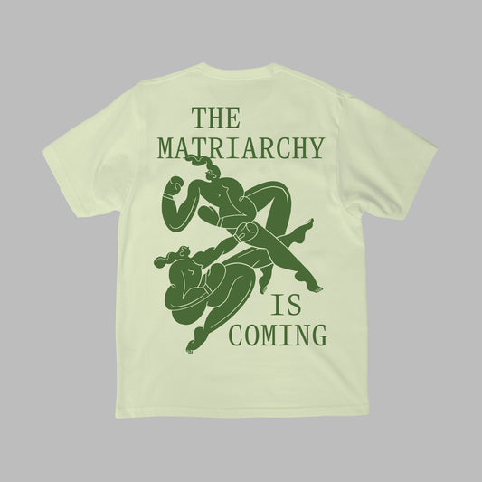 Feminism T-Shirt 'The matriarchy is coming', backprint